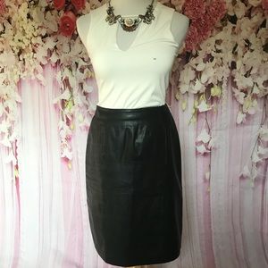 First Issue 100% Leather skirt